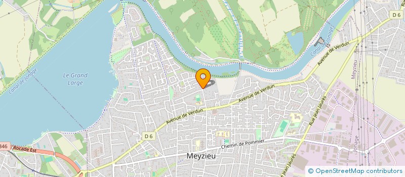 localisation de l'entreprise LA BERGERE DES ABEILLES  MEYZIEU