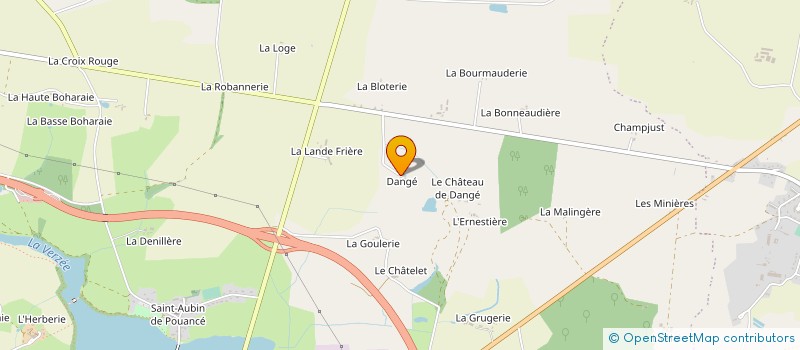 localisation de l'entreprise LA BERGERETTE à OMBREE D'ANJOU