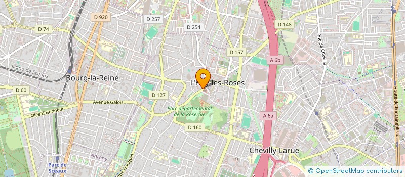 localisation de l'entreprise LA BERGERIE à L'HAY-LES-ROSES