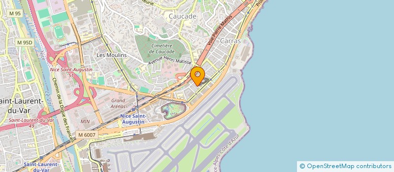 localisation de l'entreprise LA BERGERIE à NICE