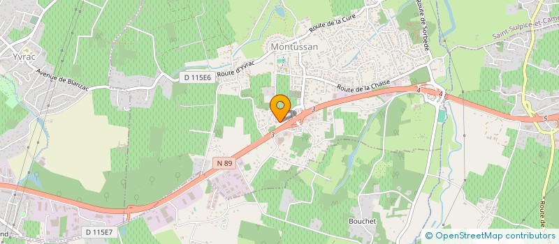 localisation de l'entreprise LA BERGERIE à SAINT-SULPICE-ET-CAMEYRAC
