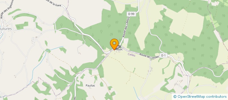 localisation de l'entreprise LA BERGERIE à VILLETOUREIX