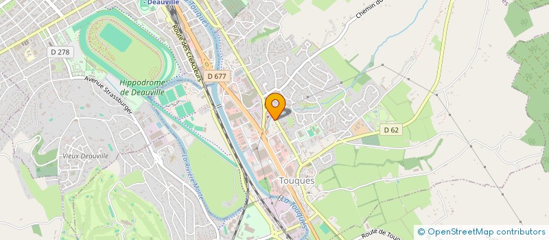 localisation de l'entreprise LA BERGERIE  TOUQUES