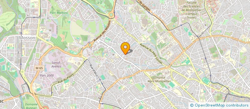localisation de l'entreprise LA BERGERIE à MONTPELLIER