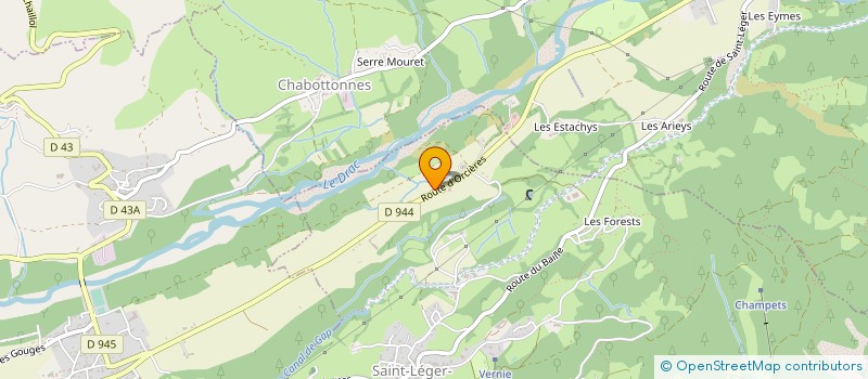 localisation de l'entreprise LA BERGERIE  ANCELLE