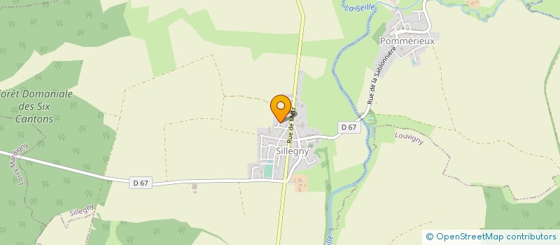 localisation de l'entreprise LA BERGERIE  COIN-LES-CUVRY