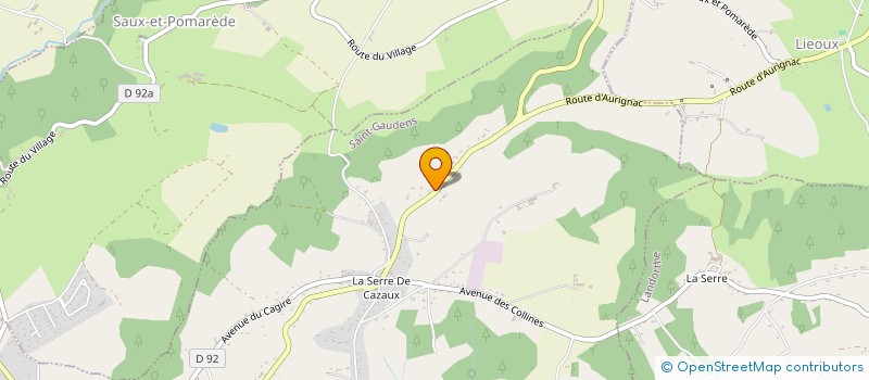 localisation de l'entreprise LA BERGERIE  SAINT-GAUDENS