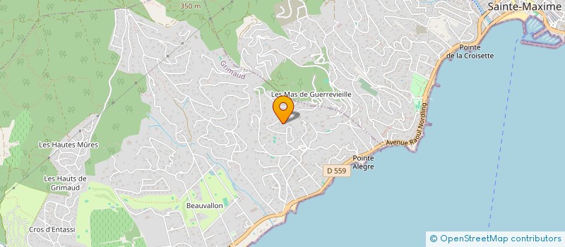 localisation de l'entreprise LA BERGERIE à GRIMAUD