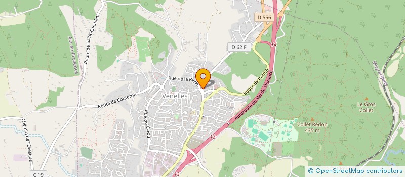 localisation de l'entreprise LA BERGERIE  VENELLES