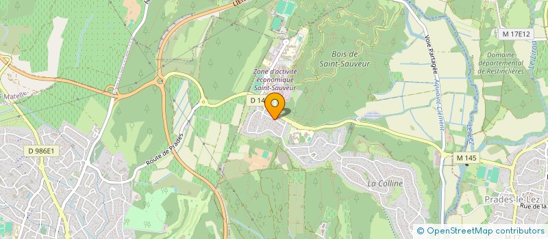 localisation de l'entreprise LA BERGERIE  SAINT-CLEMENT-DE-RIVIERE