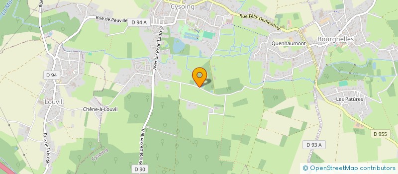 localisation de l'entreprise LA BERGERIE  CYSOING