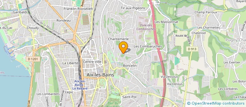 localisation de l'entreprise LA BERGERIE  AIX-LES-BAINS