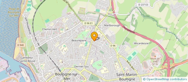 localisation de l'entreprise LA BERGERIE  SAINT-MARTIN-BOULOGNE