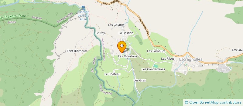 localisation de l'entreprise LA BERGERIE à SAINT-VALLIER-DE-THIEY
