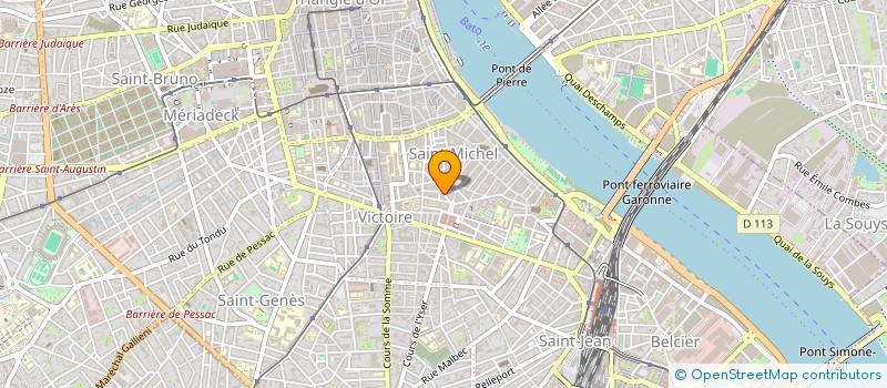 localisation de l'entreprise LA BERGERIE  BORDEAUX