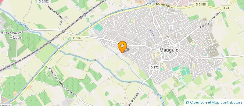 localisation de l'entreprise LA BERGERIE  MAUGUIO