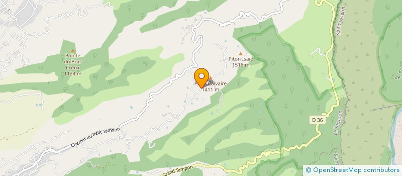 localisation de l'entreprise LA BERGERIE  LE TAMPON