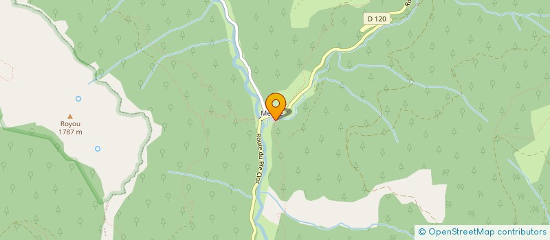 localisation de l'entreprise LA BERGERIE A MENEE  CHATILLON-EN-DIOIS