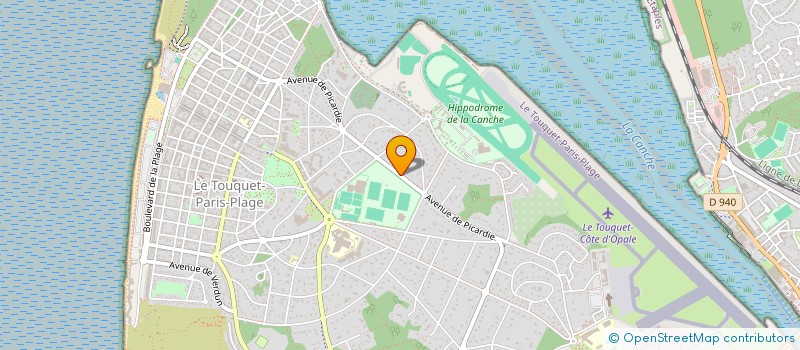 localisation de l'entreprise LA BERGERIE AU BOIS à LE TOUQUET-PARIS-PLAGE