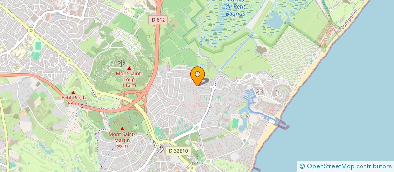 localisation de l'entreprise LA BERGERIE B  AGDE