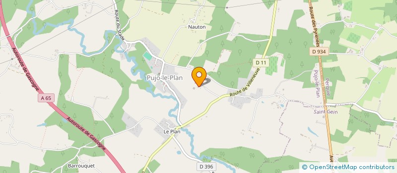 localisation de l'entreprise LA BERGERIE D'ANAIS ET NICOLAS  PUJO-LE-PLAN