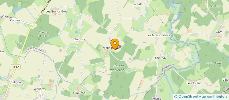 localisation de l'entreprise LA BERGERIE DE CHANTISY  LA CHAPELLE-NAUDE