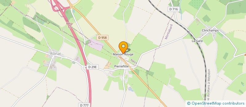 localisation de l'entreprise LA BERGERIE DE L'ORNE à NECY
