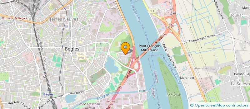 localisation de l'entreprise LA BERGERIE DE LA SEOUBE à BEGLES