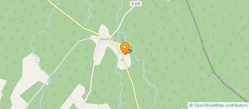 localisation de l'entreprise LA BERGERIE DE MAILLAS  MAILLAS
