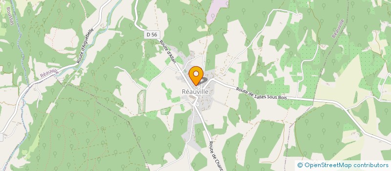 localisation de l'entreprise LA BERGERIE DE REAUVILLE à REAUVILLE