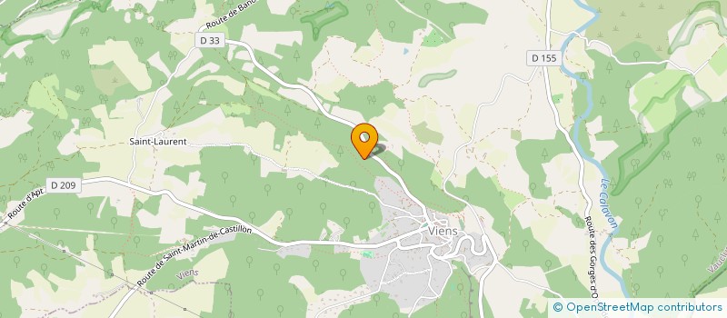 localisation de l'entreprise LA BERGERIE DES BEAUSSIERS  SAINT-MARTIN-DE-CASTILLON