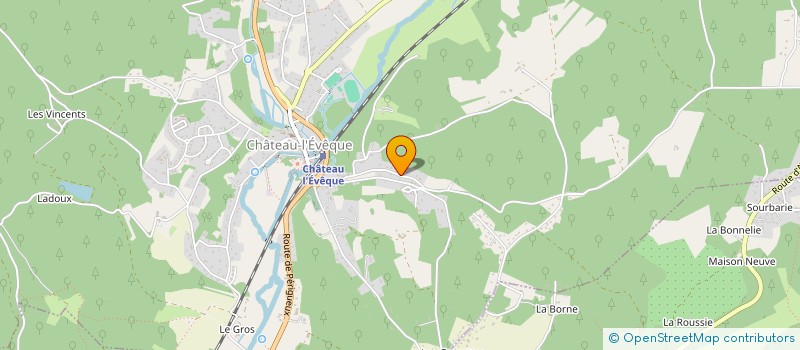 localisation de l'entreprise LA BERGERIE DES GRANGES à CHATEAU L'EVEQUE