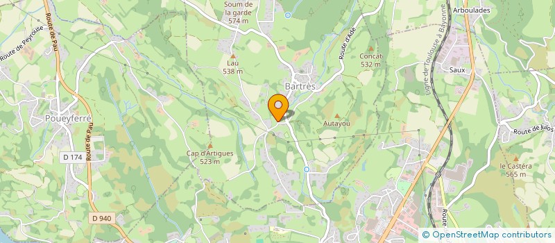 localisation de l'entreprise LA BERGERIE DU HOUNTACAM  BERBERUST-LIAS