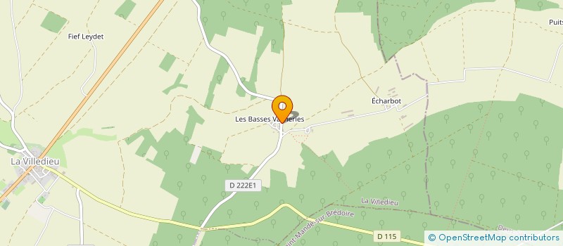 localisation de l'entreprise LA BERGERIE DU KOLIBRI  LA VILLEDIEU