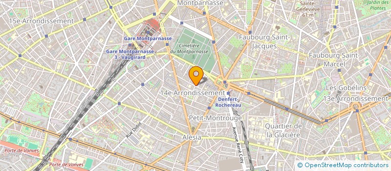 localisation de l'entreprise LA BERGERIE PARIS  PARIS