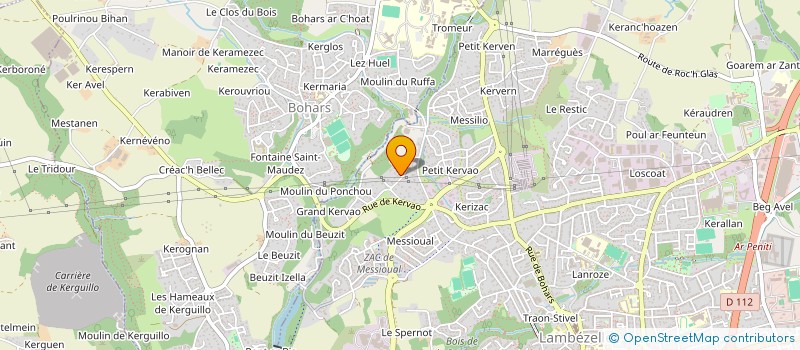 localisation de l'entreprise LA BERGOTINE  BREST