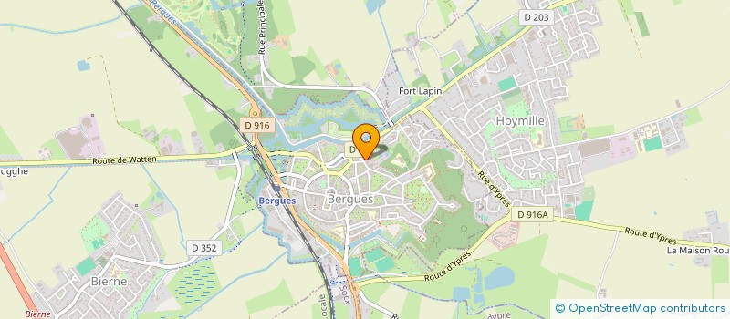 localisation de l'entreprise LA BERGUOISE  BERGUES