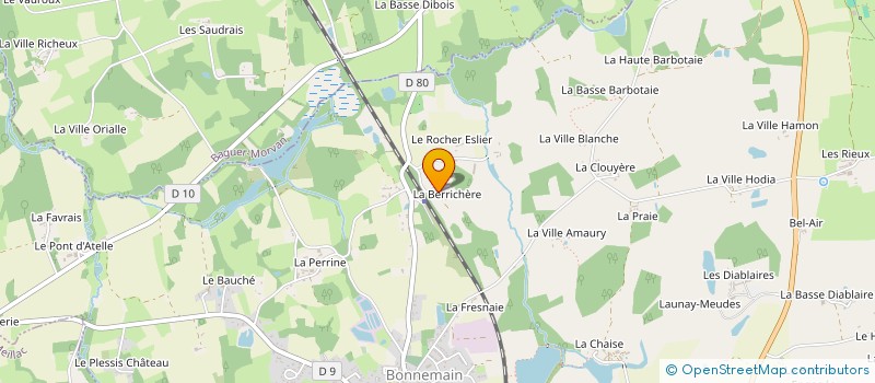 localisation de l'entreprise LA BERICHERE  BONNEMAIN