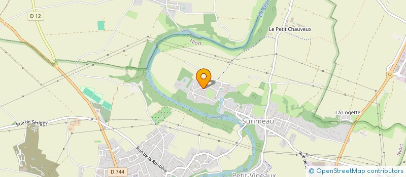 localisation de l'entreprise LA BERLANDIERE  NIORT