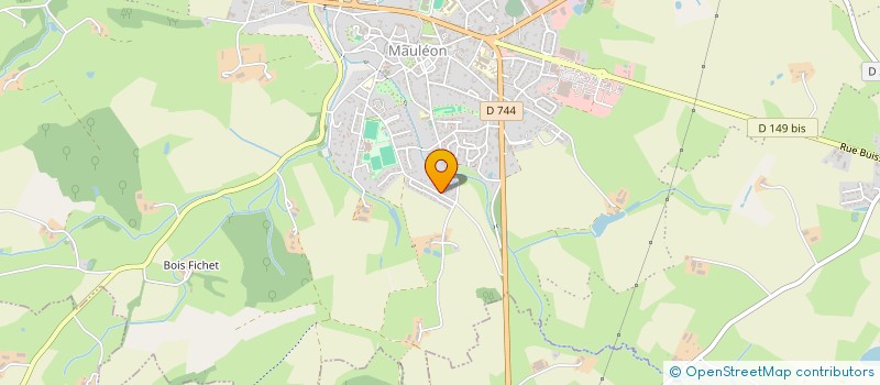 localisation de l'entreprise LA BERMANDIE  MAULEON