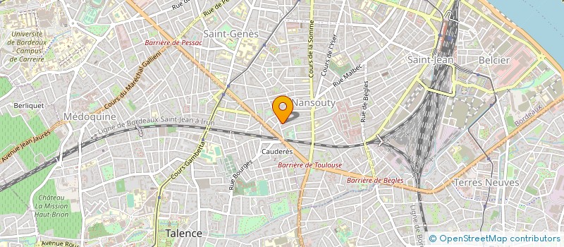localisation de l'entreprise LA BERNACHE à BORDEAUX