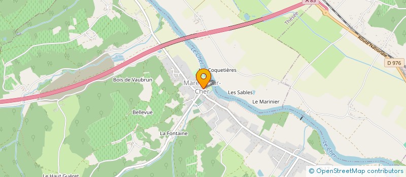 localisation de l'entreprise LA BERNARDINE à SAINT-AIGNAN