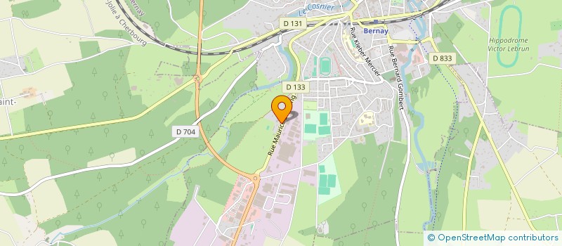 localisation de l'entreprise LA BERNAYENNE DE COUVERTURE à BERNAY