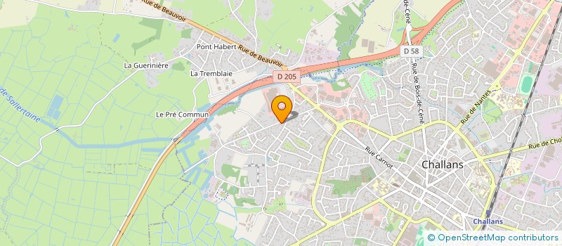 localisation de l'entreprise LA BERNIQUE à SALLERTAINE