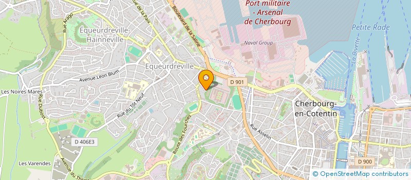 localisation de l'entreprise LA BEROFA à CHERBOURG-EN-COTENTIN