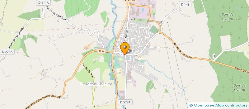 localisation de l'entreprise LA BEROUETTE BIO à LIVAROT-PAYS-D'AUGE