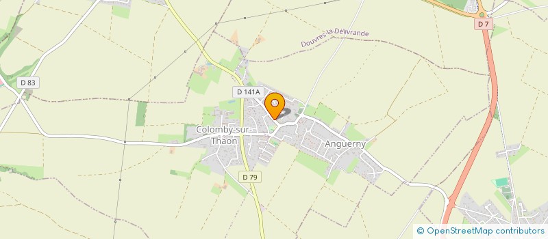 localisation de l'entreprise LA BERRICHONNE  FONTAINE-HENRY