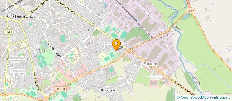 localisation de l'entreprise LA BERRICHONNE DE CHATEAUROUX à CHATEAUROUX