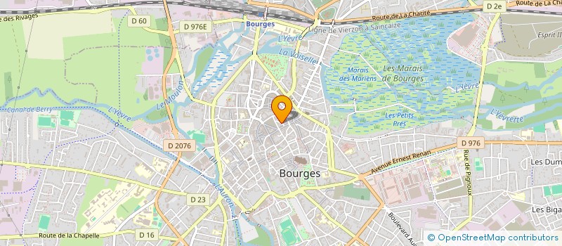 localisation de l'entreprise LA BERRICHONNE DU SALUT  BOURGES