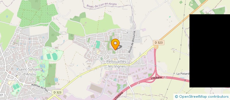 localisation de l'entreprise LA BERRUYERE  VERRIERES-EN-ANJOU